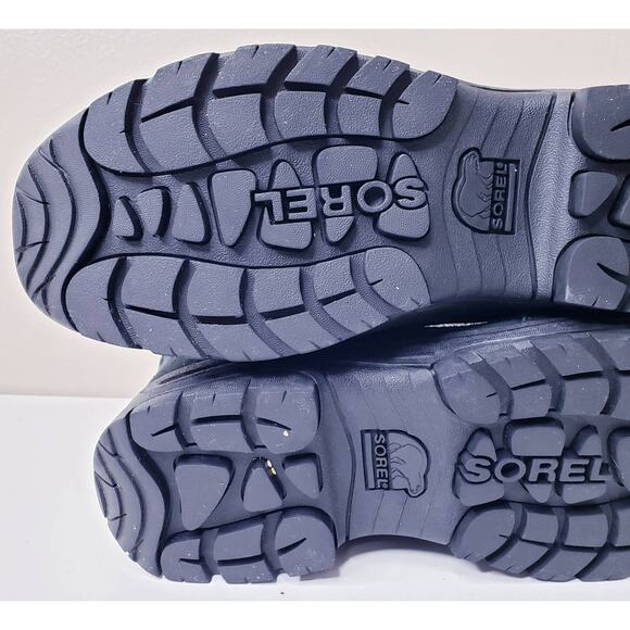 SOREL WATERFALL Black Suede Leather Winter Thinsulate Ultra Boots Women's 9 - Picture 11 of 15